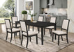 Louise 5-piece Dining Set Black and Cream image