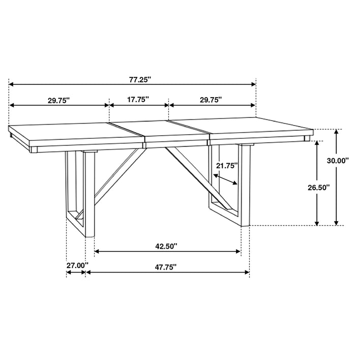 Spring Creek Extension Dining Table