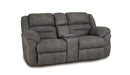 HomeStretch Gambler Manual Loveseat in Dark Shadow