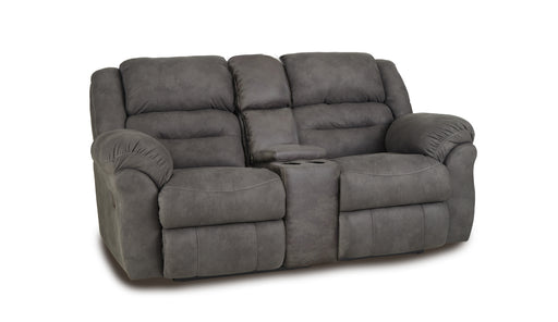 HomeStretch Gambler Manual Loveseat in Dark Shadow