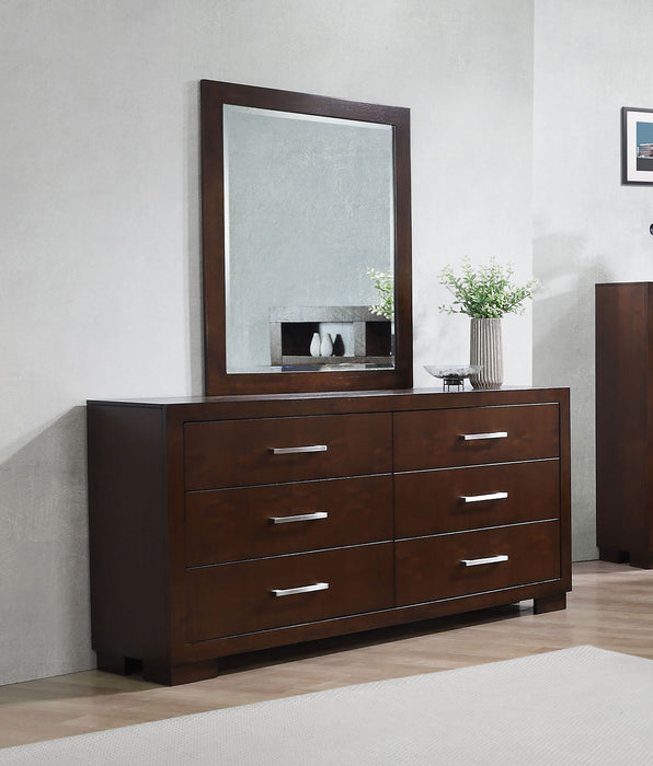 jessica silver dresser Jessica 6-drawer Dresser White