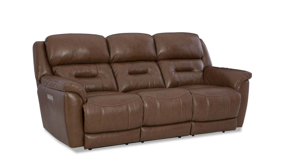 HomeStretch Contender Power Sofa in Saddle