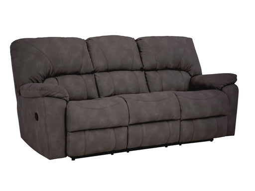 HomeStretch Rhino manual reclining sofa in pewter
