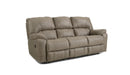 HomeStretch Sapphire manual reclining sofa in fog
