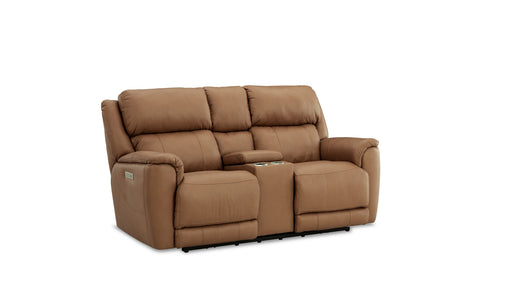 HomeStretch Tuscany Power Loveseat in Butternut