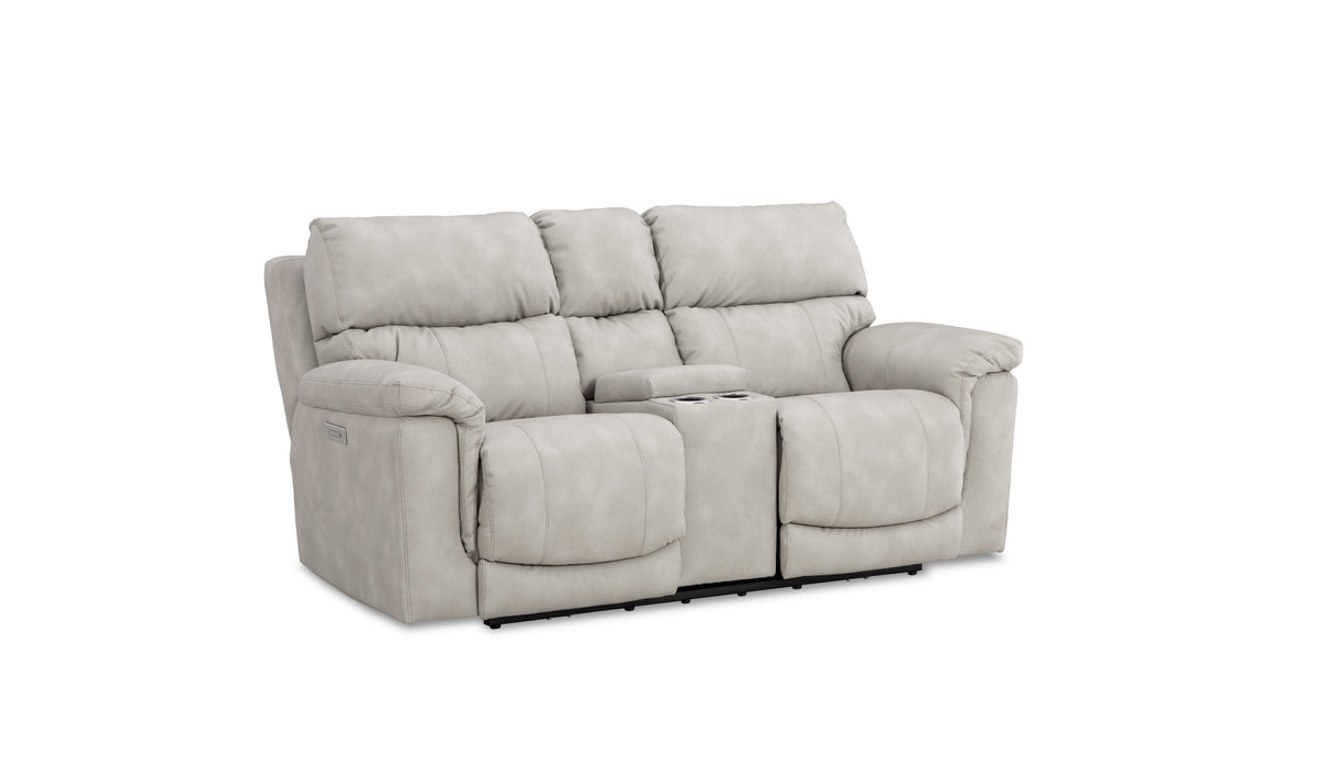 HomeStretch Cosmo Power Loveseat in Taupe