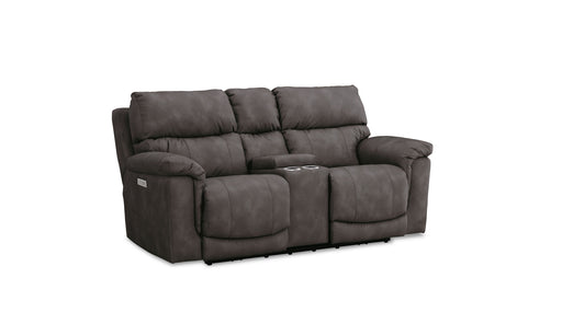 HomeStretch Cosmo Power Loveseat in Pewter