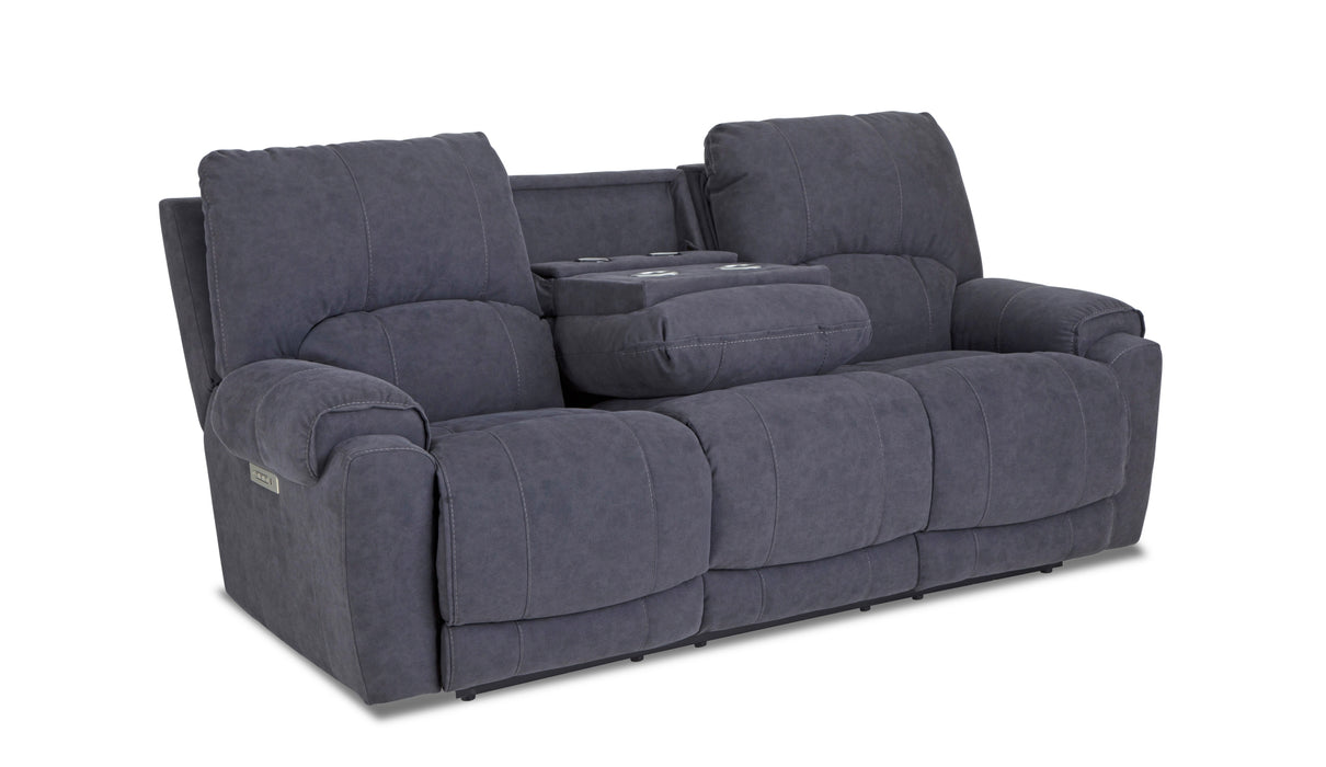 HomeStretch Showtime Power Sofa in Graphite