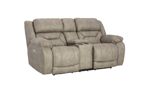 HomeStretch Skywalker Power Loveseat in Fog