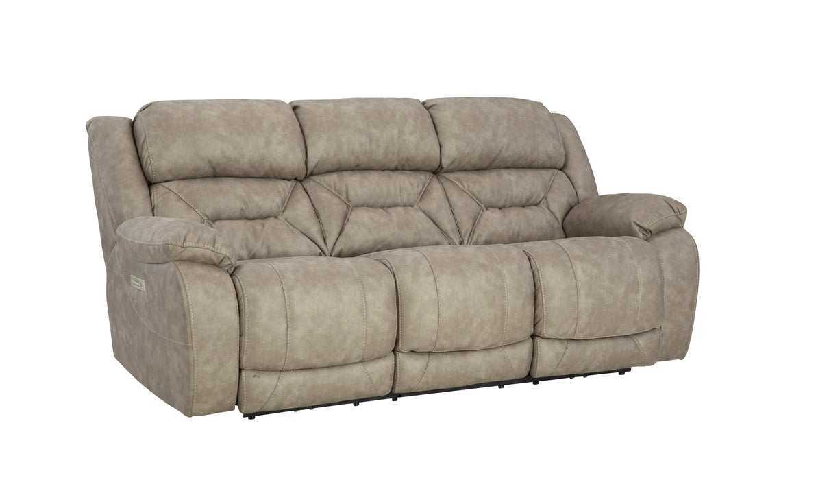 HomeStretch Skywalker Power Sofa in Fog