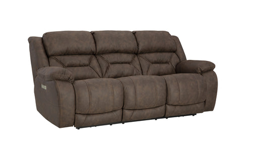 HomeStretch Skywalker Zero Gravity power sofa in walnut