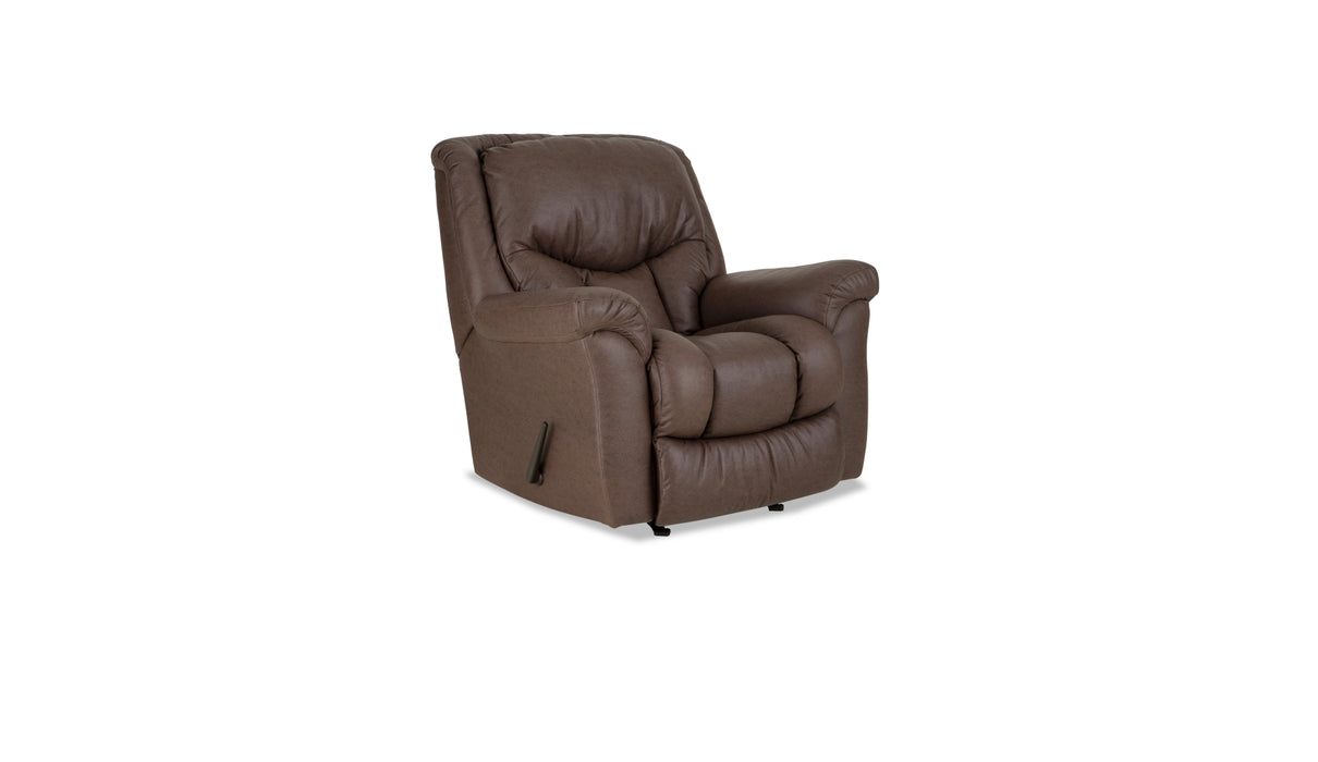 HomeStretch Touchdown Manual Recliner in Chocolate