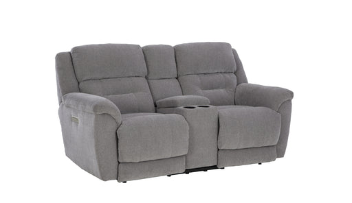 HomeStretch Knockout Power Loveseat in Granite