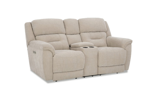 HomeStretch Knockout Power Loveseat in Stone