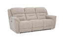 HomeStretch Knockout Power Sofa in Stone