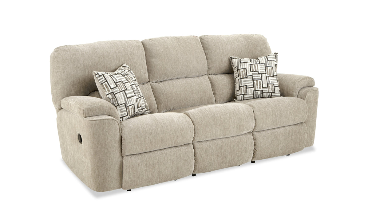 HomeStretch Payday manual reclining sofa in beach