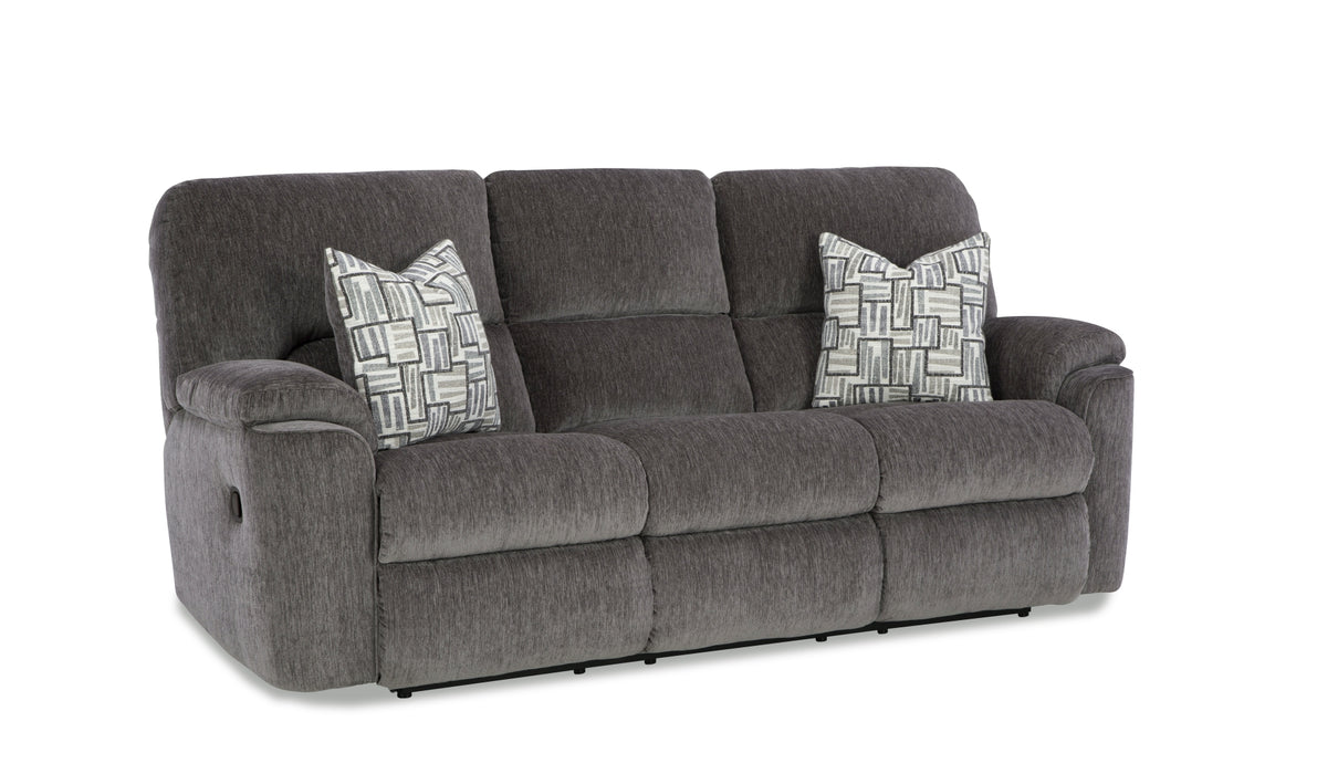 HomeStretch Payday manual reclining sofa in mink