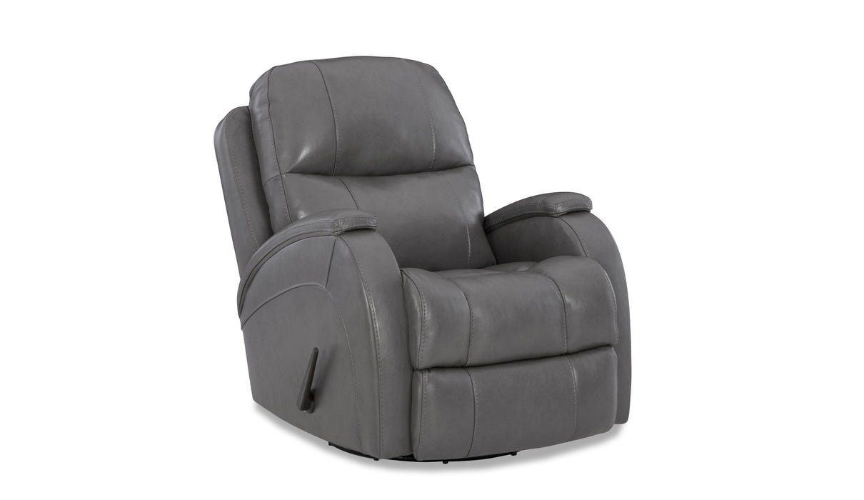 HomeStretch Phantom Manual Recliner in Light Grey