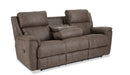 HomeStretch Milan Manual Sofa in Espresso