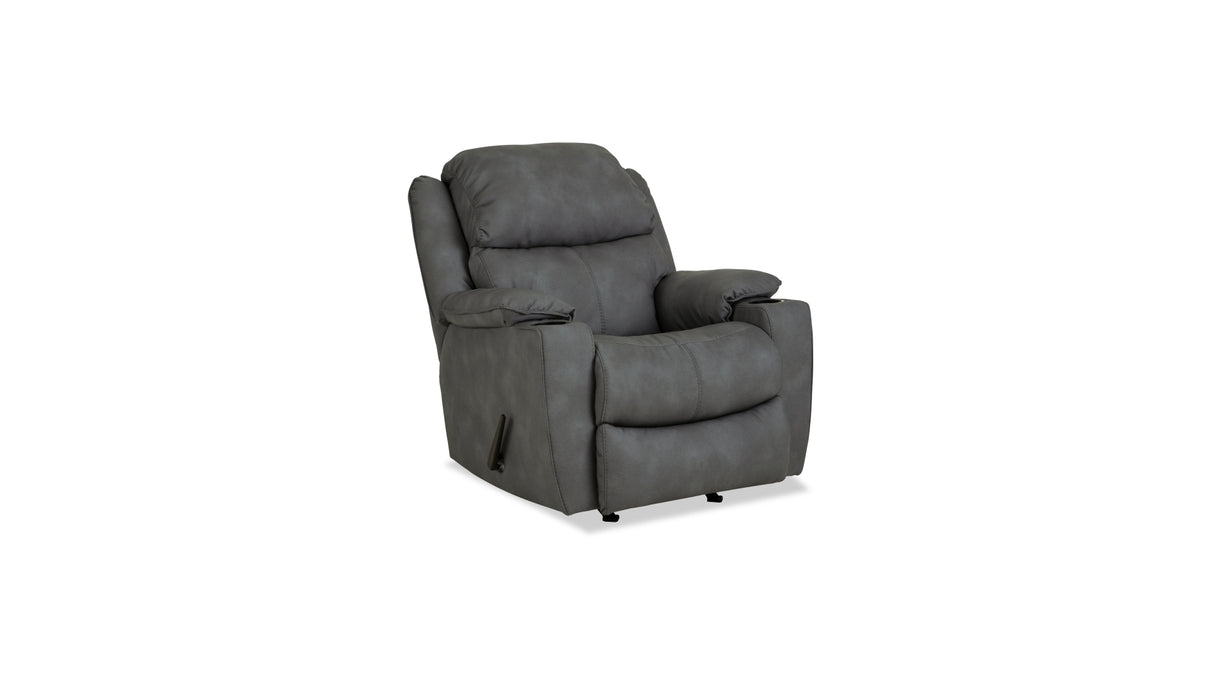 HomeStretch Stellar Manual Recliner in Grey