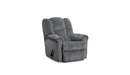 Revive Heat and Massage Rocker Recliner in Steel