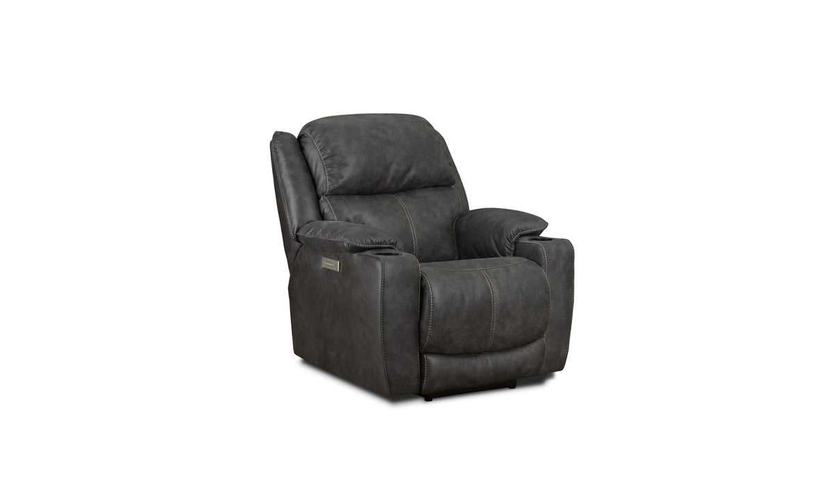 Arthur Zero Gravity Power Recliner in Steel