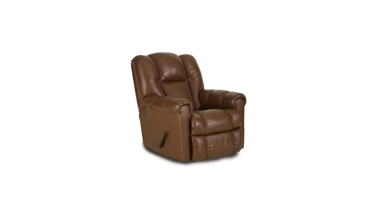 HomeStretch Blaster Manual Recliner in Saddle