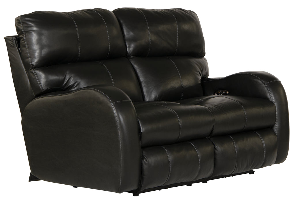 Angelo Power Headrest Power LayFlat Reclining Loveseat