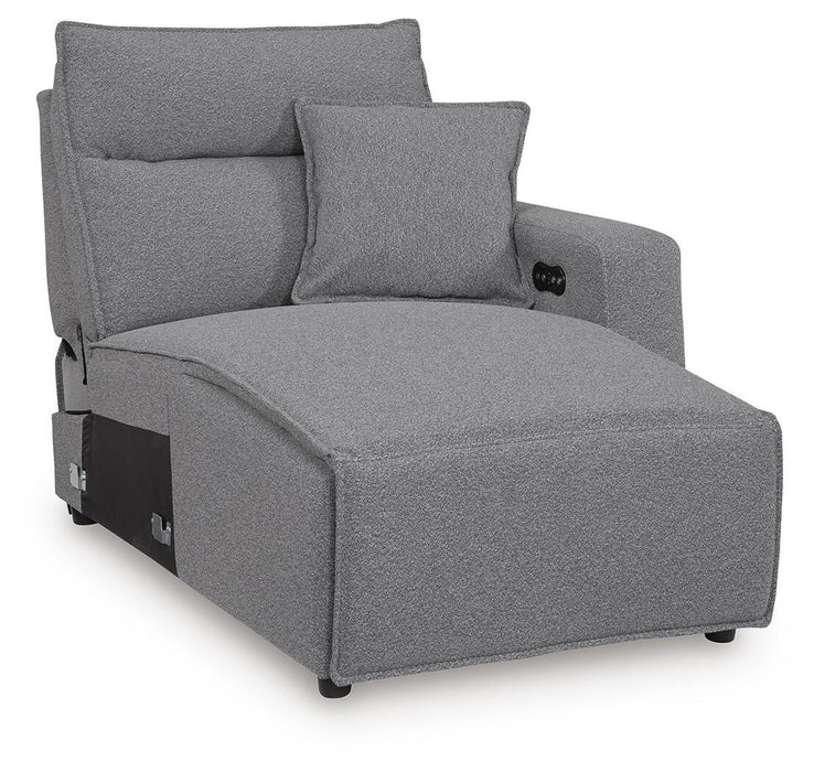 Modmax II Reclining Sectional with Double Chaise and Audio Consoles