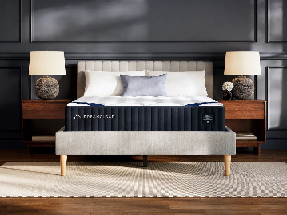 DreamCloud Classic Hybrid Mattress - front bedroom view