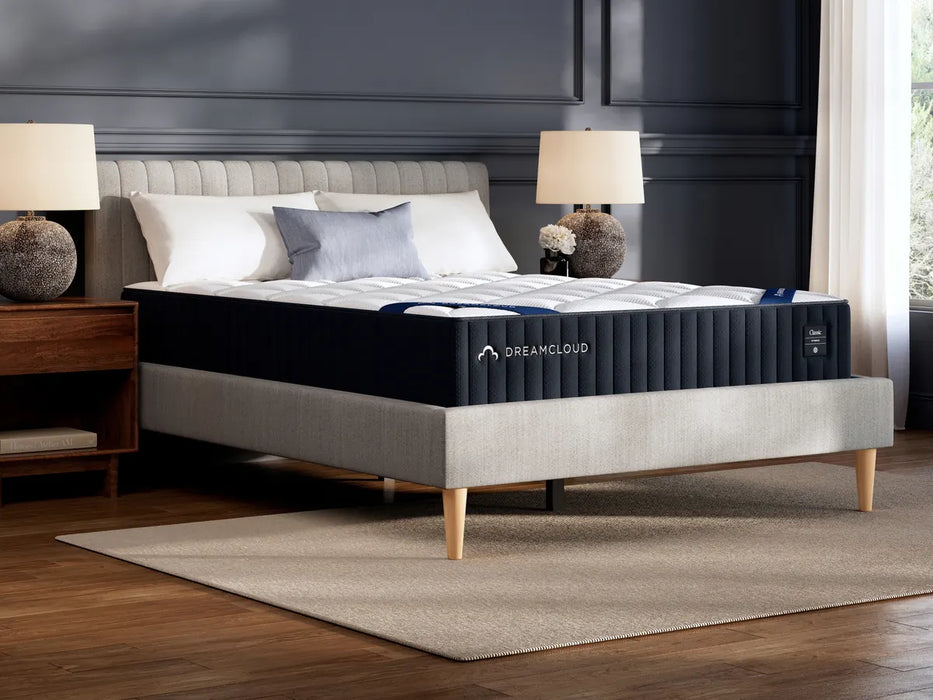 DreamCloud Classic Hybrid Mattress - bedroom view