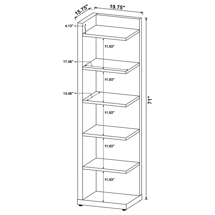 Alder Corner Bookcase