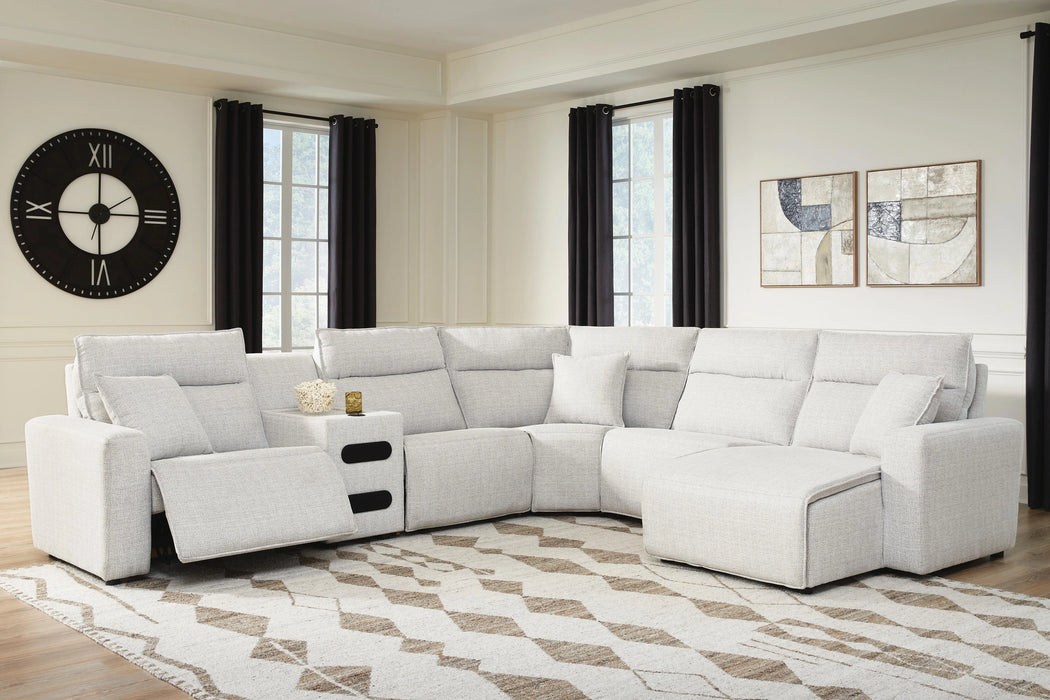 Modmax II Reclining Sectional with Chaise and Audio Console