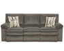 Catnapper Furniture Tosh Power Reclining Sofa in Pewter/CafÃ© image