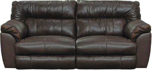 Catnapper Milan Lay Flat Reclining Sofa in Chocolate 4341 image