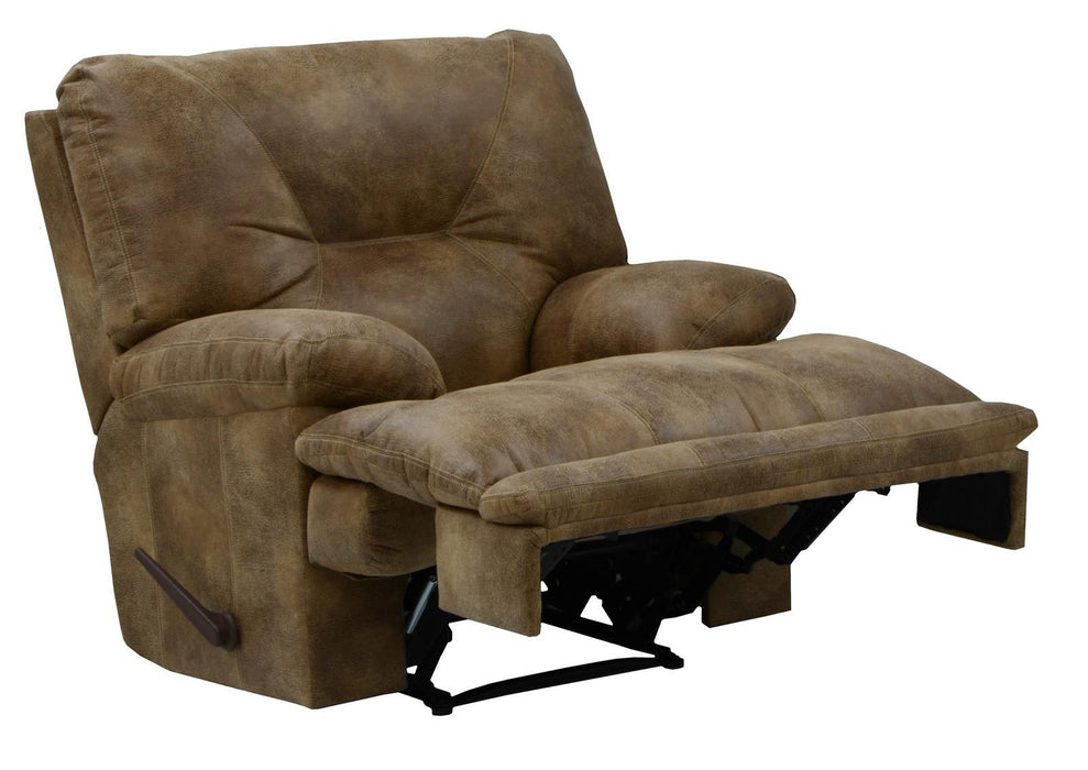 Catnapper Voyager Lay Flat Recliner in Brandy