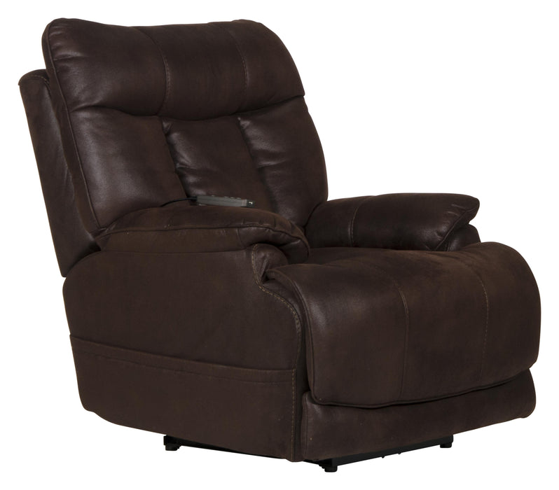 Anders Power Lay Flat Recliner with Power Headrest, Power Lumbar, Heat & Massage and Extension Footrest