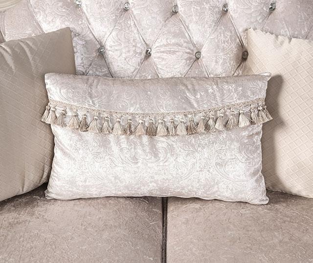 Acapulco White & Espresso Loveseat