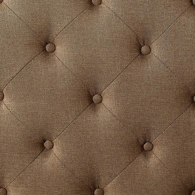 Carly Cal.King, E.King, Full, & Queen Bed Grey & Brown