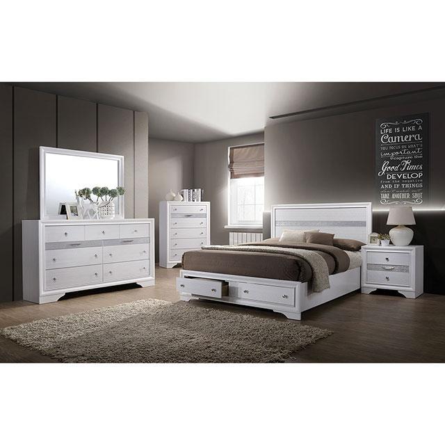 Chrissy 4 Pc Queen Bedroom Set