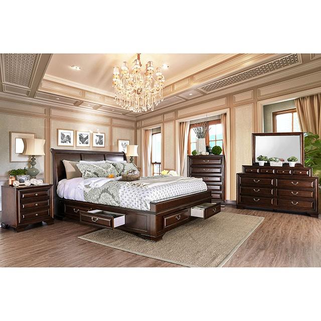 Brandt Brown Cherry Cal.King, E.King & Queen Bed