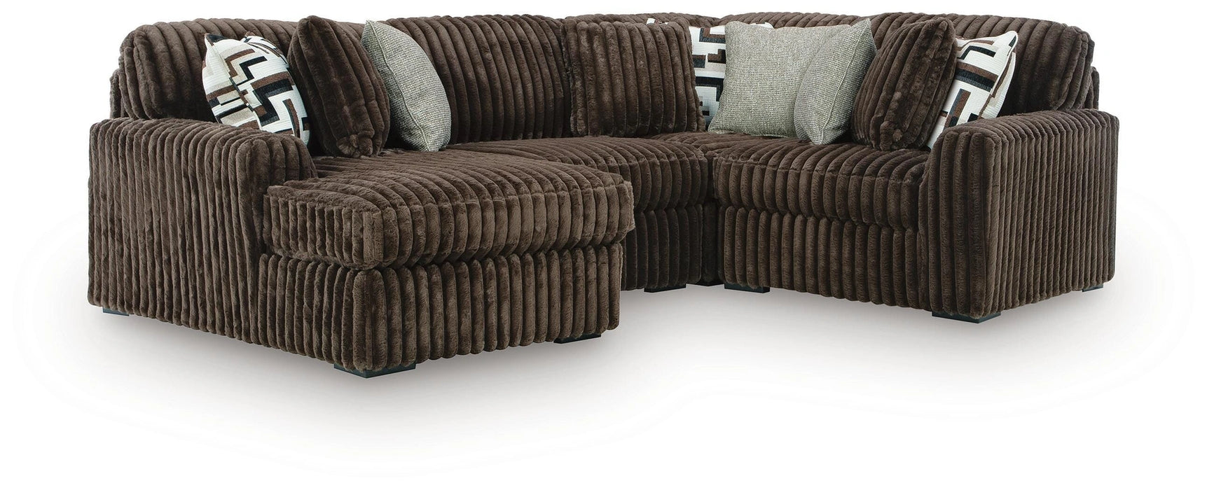 Midnight-Madness Sectional with Chaise