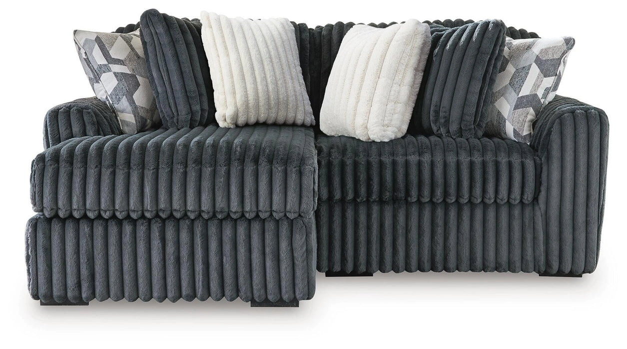 Midnight-Madness Sectional with Chaise