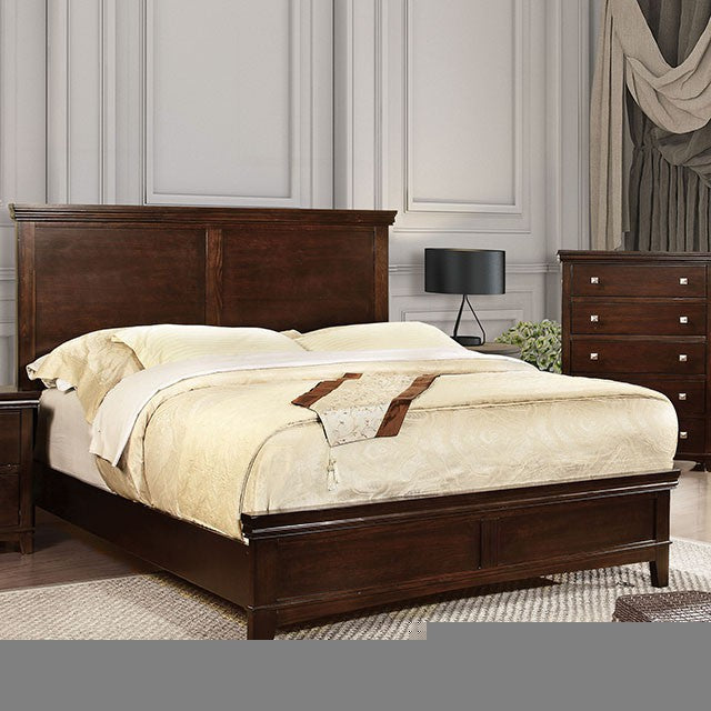 Spruce Full & Queen Bed Chrome & Expressso