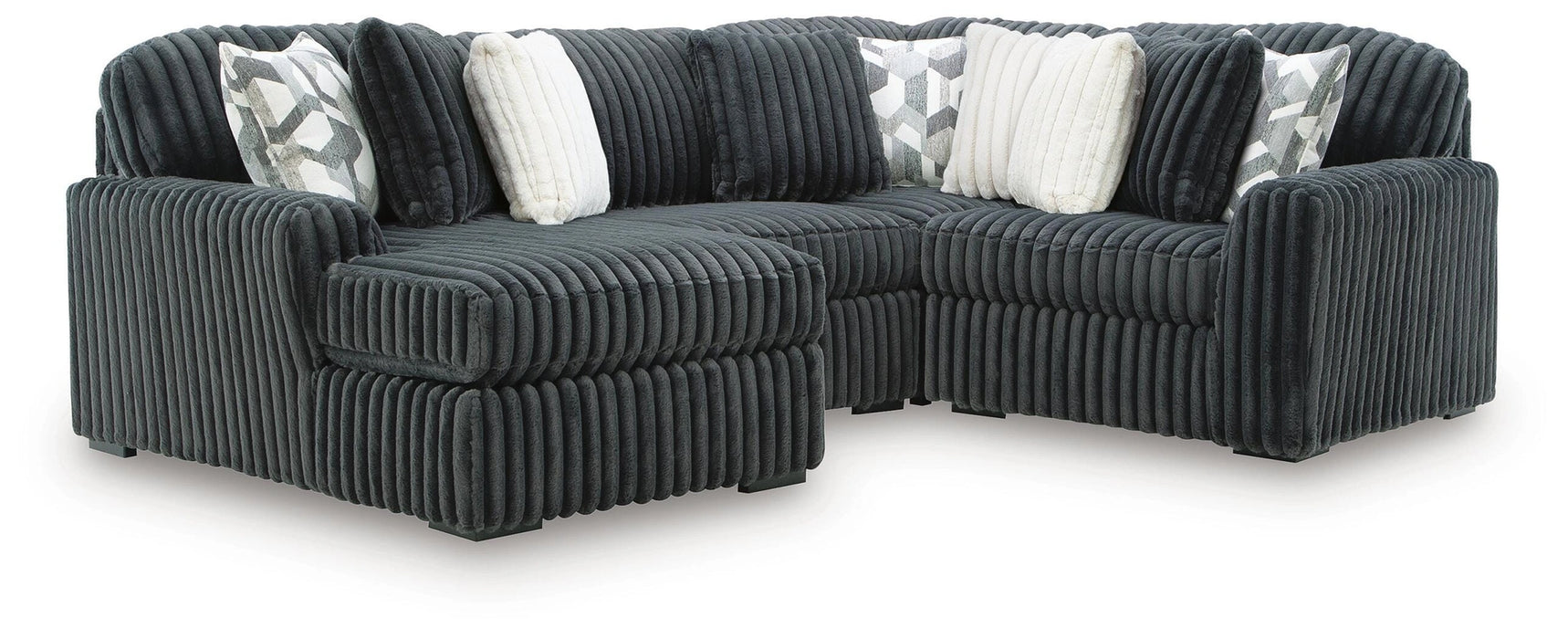 Midnight-Madness Sectional with Chaise