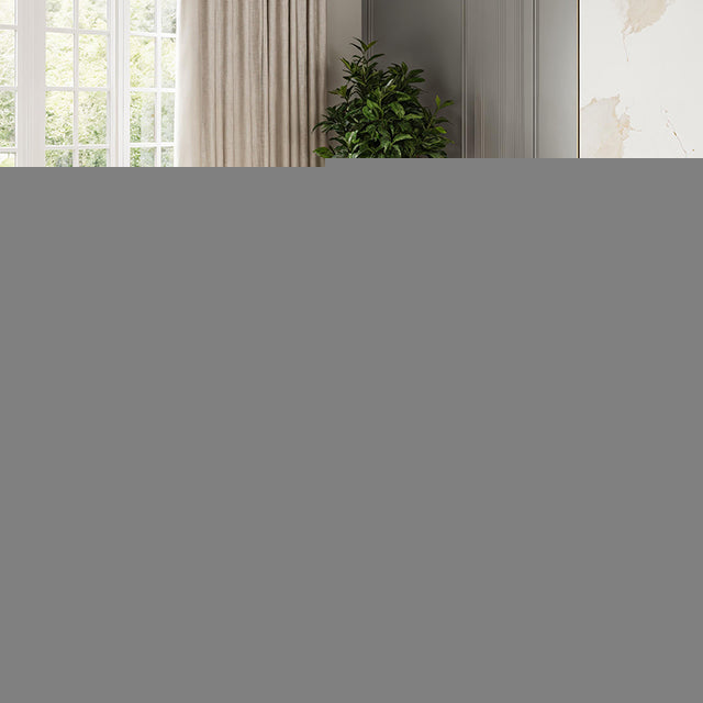 Horley 60" Dining Table, Gold Frame