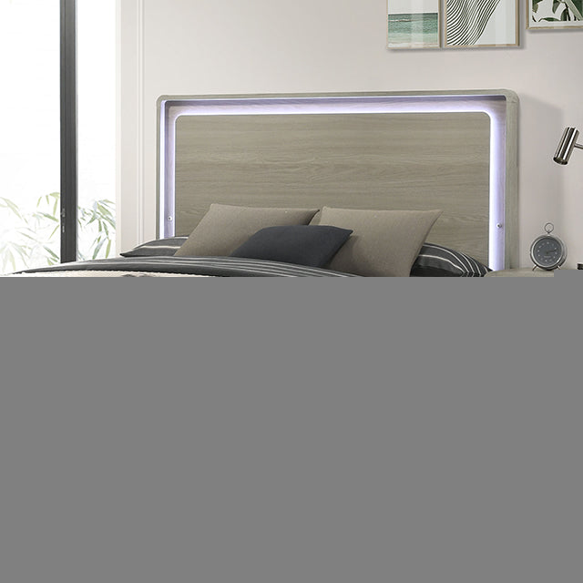Rainier Queen Bedroom Set Gray
