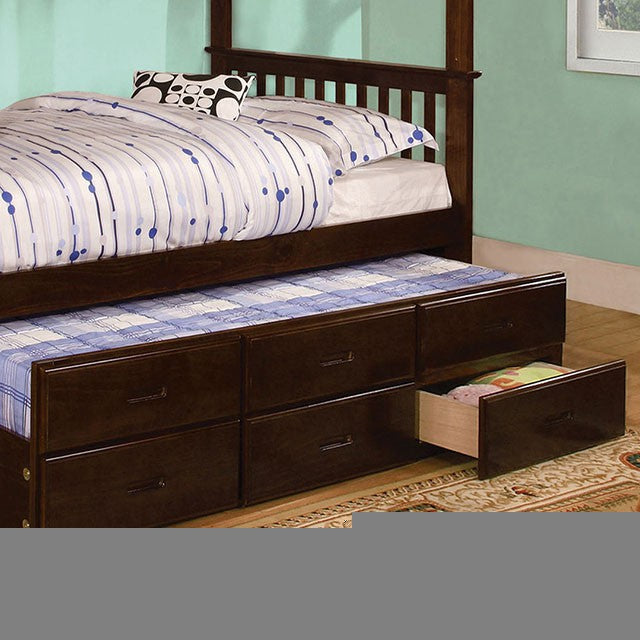 University Twin Trundle w/ 3 Drawers